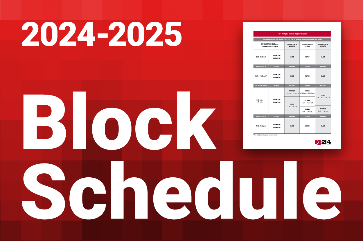  Block Schedule